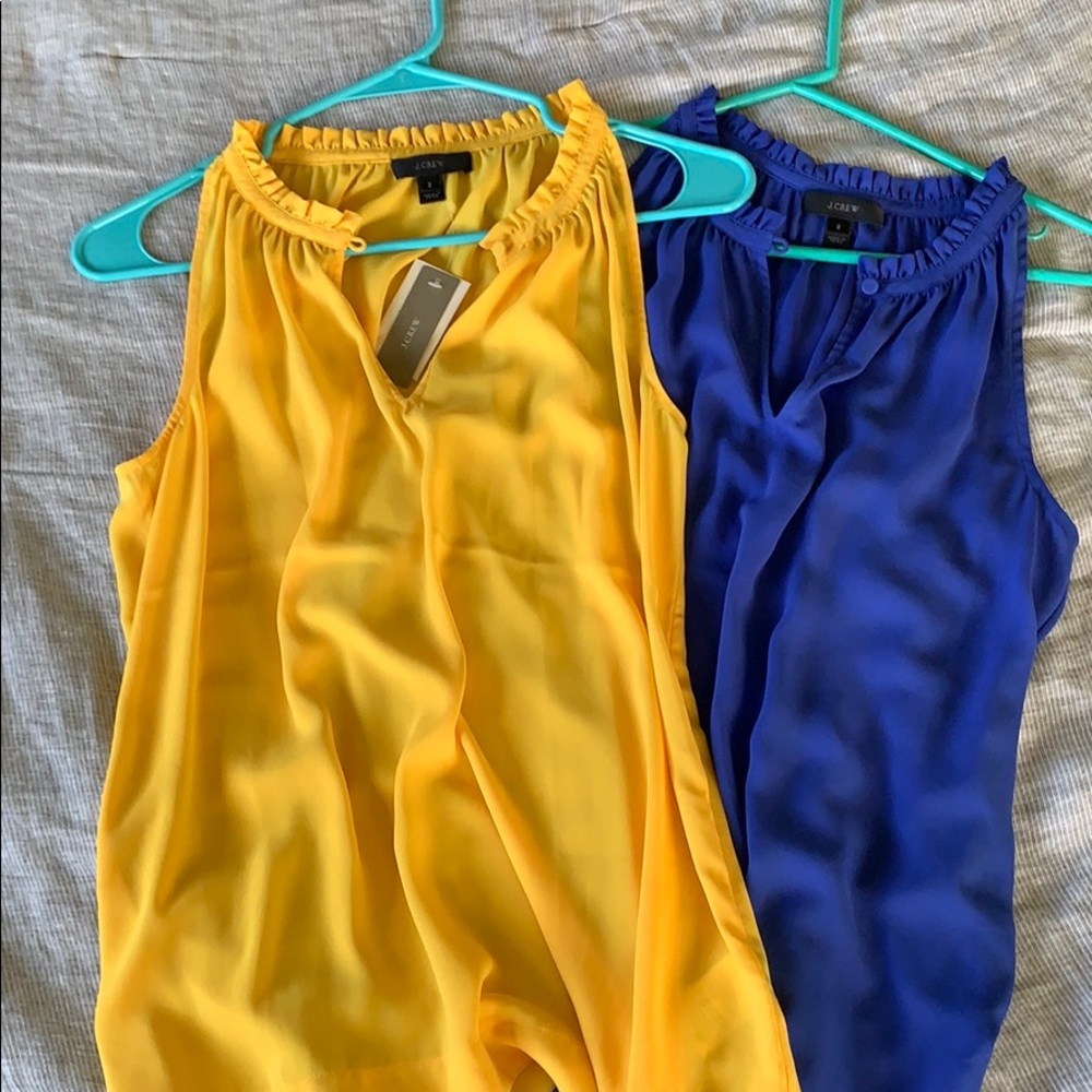 J crew sleeveless tops - sold together